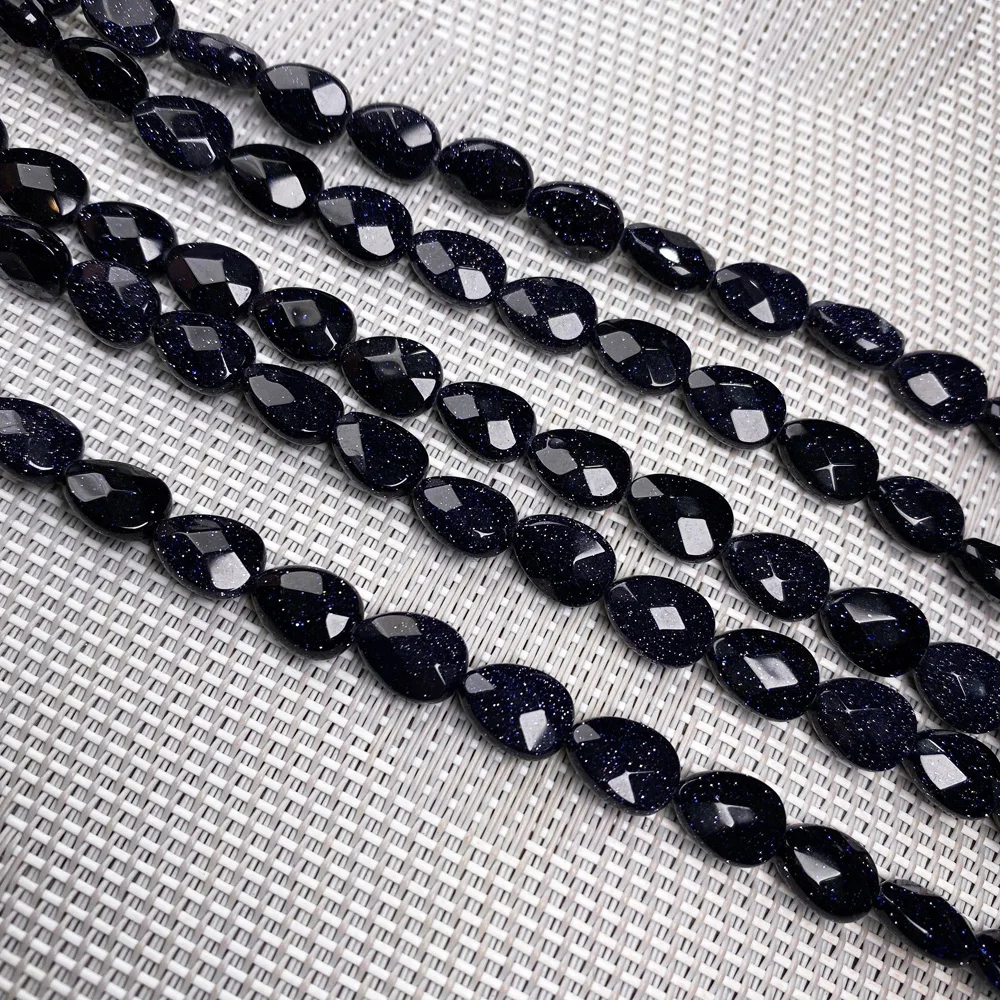 20cm flat drop-shaped straight hole cut agates beads 8x11x5mm Natural Beads for Jewelry Making Diy Accessories | Украшения и