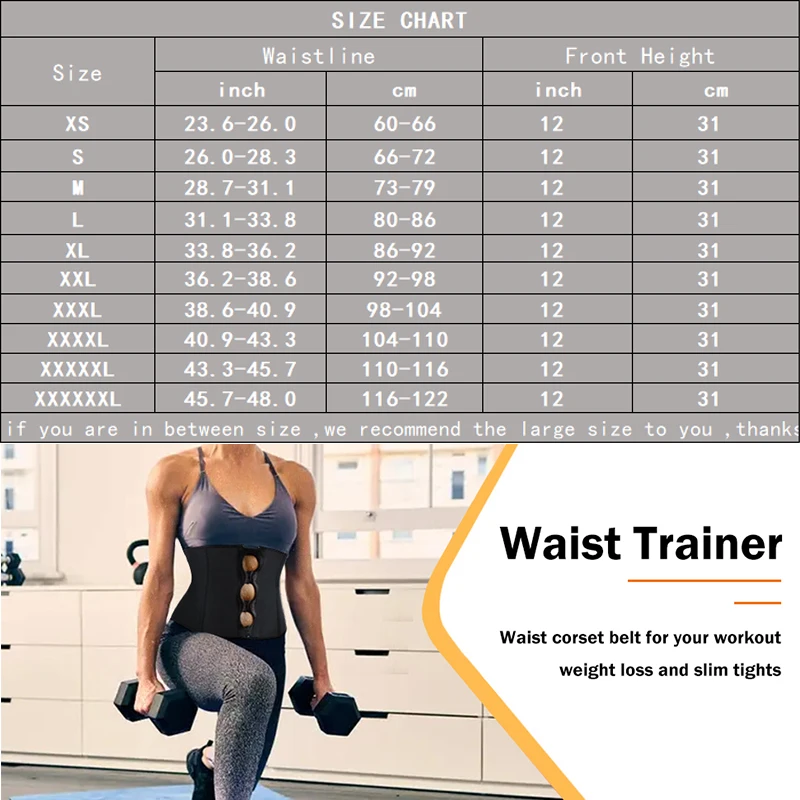 5XL6XL латексный тренировочный корсет на молнии для коррекции фигуры под грудью