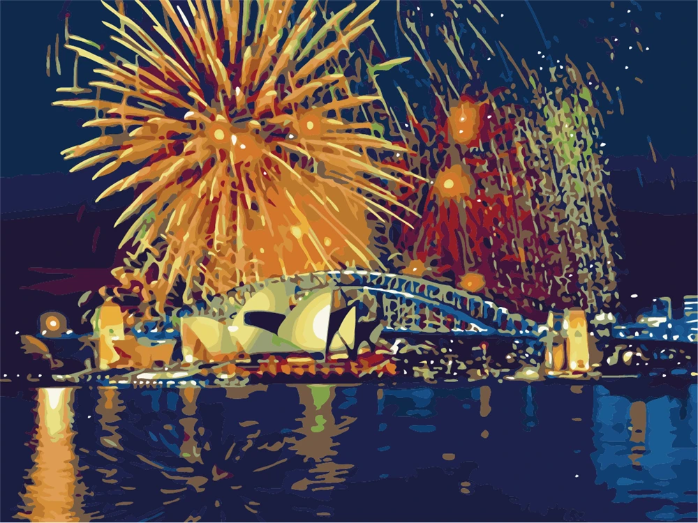 

Картина для рисования по номерам на автомобиле, автобусе