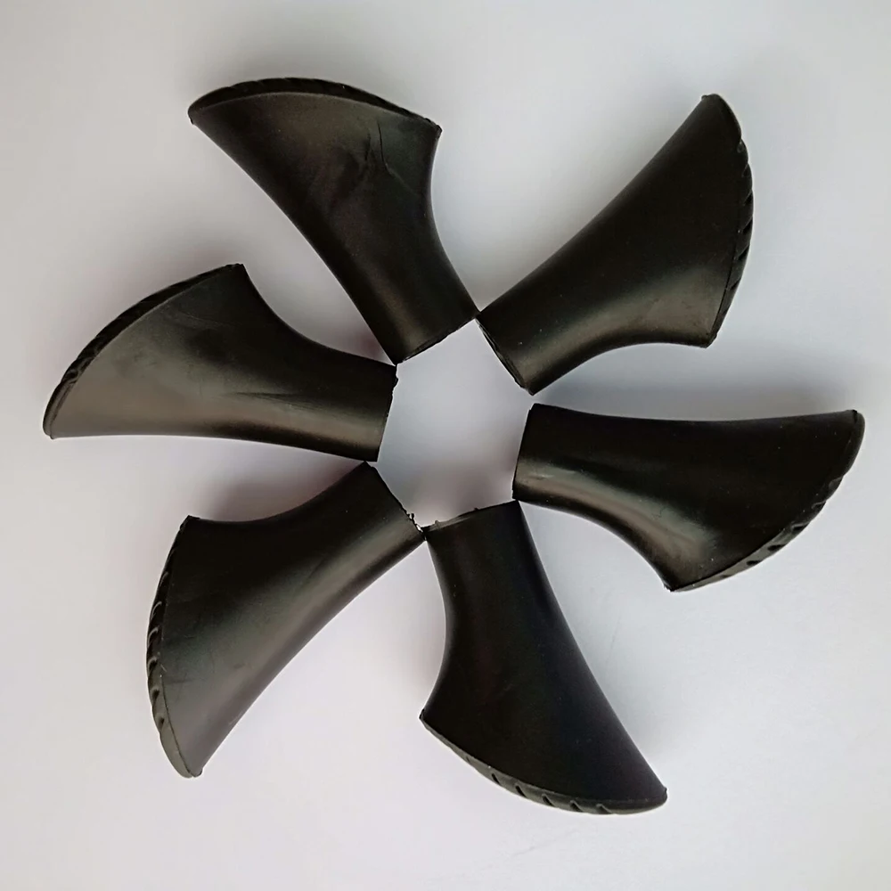 

New 12 Pieces / 6 Pair Nordic Walking Pole Trekking Pole Tip Protectors Rubber Pads Buffer Replacement Tips End For Hiking Stick