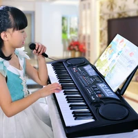 61 key electronic piano adult children piano tuba teaching piano with microphone puzzle early education toys