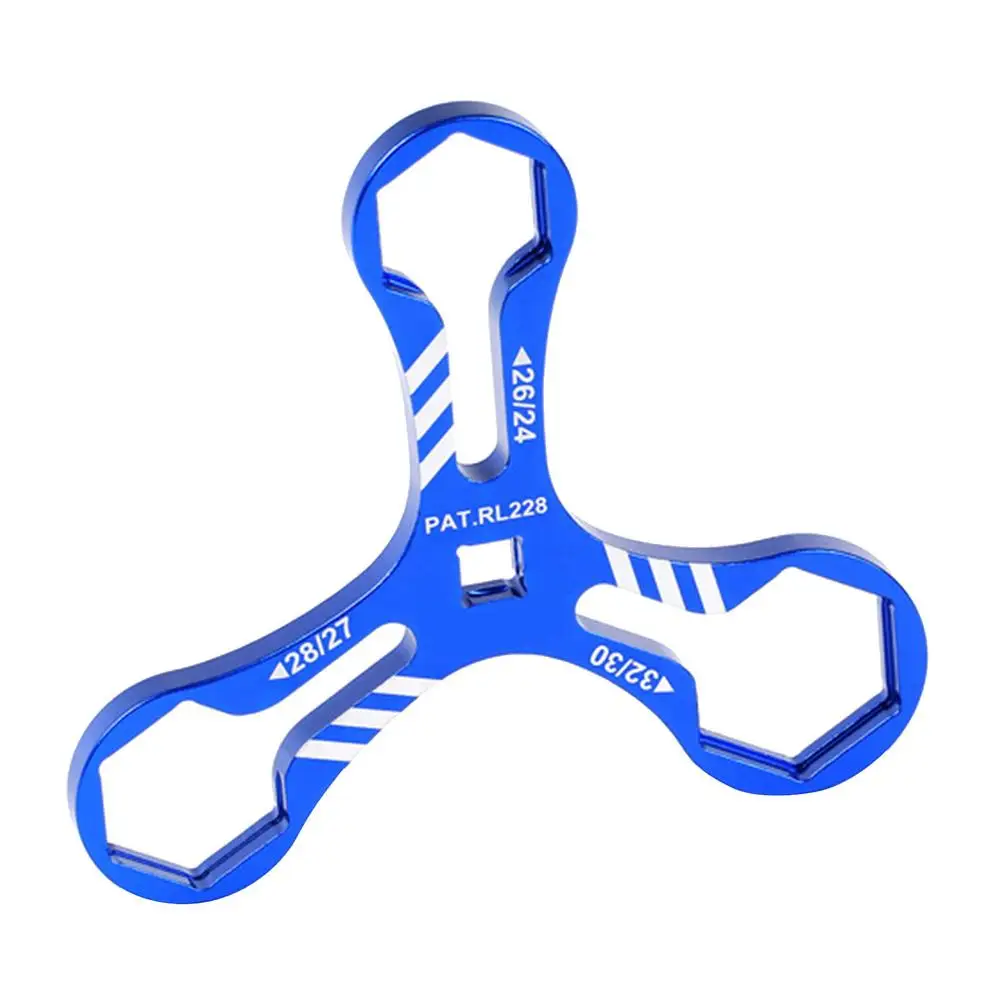 

Front Shoulder Cover Wrench Aluminum Alloy Bicycle Front Cover Repair Tool Mountain Bike Front Shoulder Cover Wrench Disassembly