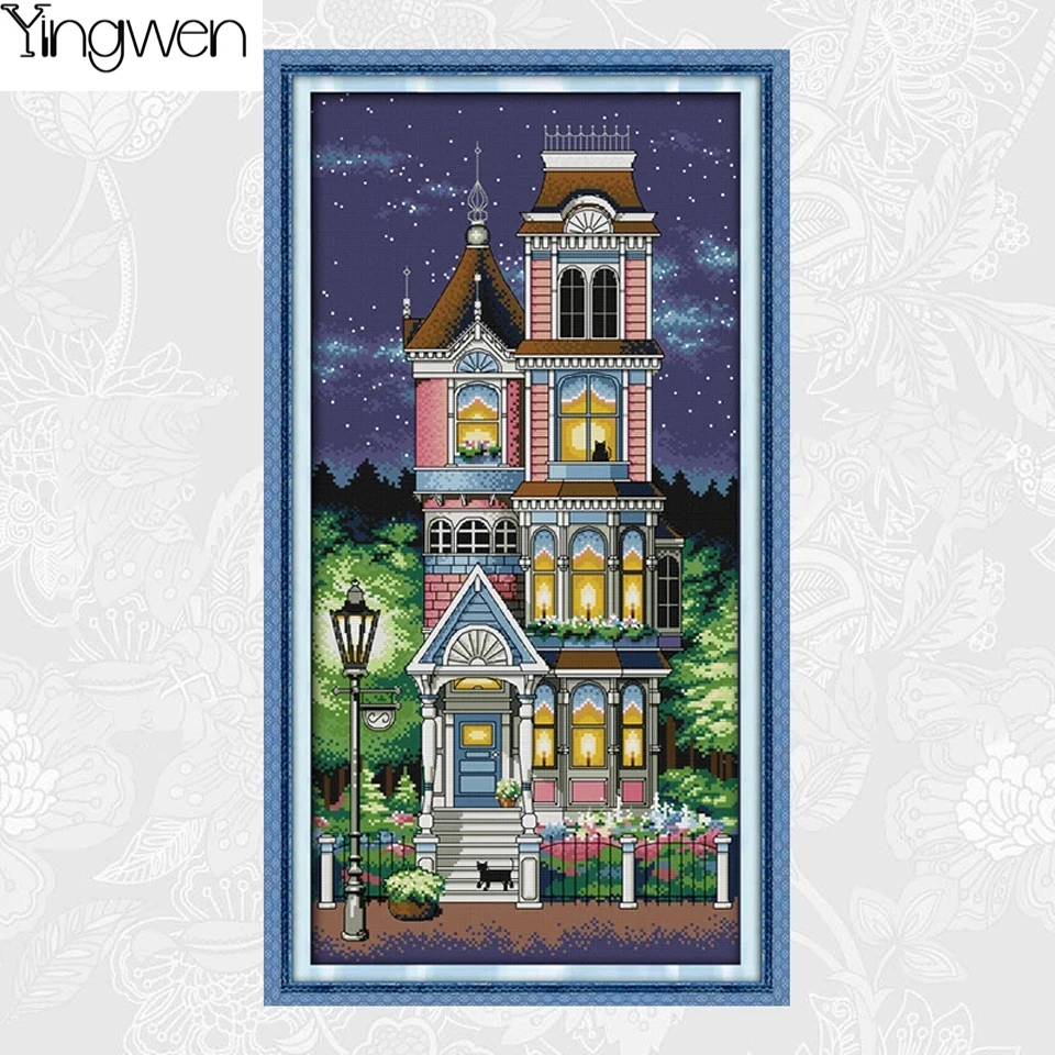 

5D DIY Full Drill Diamond Painting Joy Sunday A Quiet Night Mosaic Kit Rhinestone Drawing Picture Embroidery Home Decoration Art