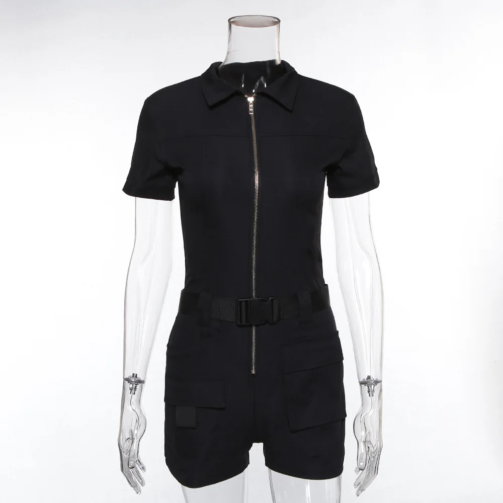 2019 Новое поступление Осенний сексуальный короткий рукав отложной воротник