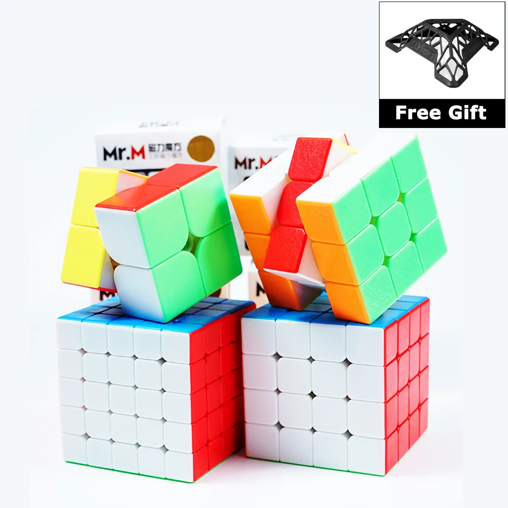 

SHENGSHOU Mr.M 2x2x2 3x3x3 4x4x4 5*5 6x6x6 7x7x7 Magnetic Magic Cube Stickerless Puzzle Professional Sengso Speed Cubo Mgaico
