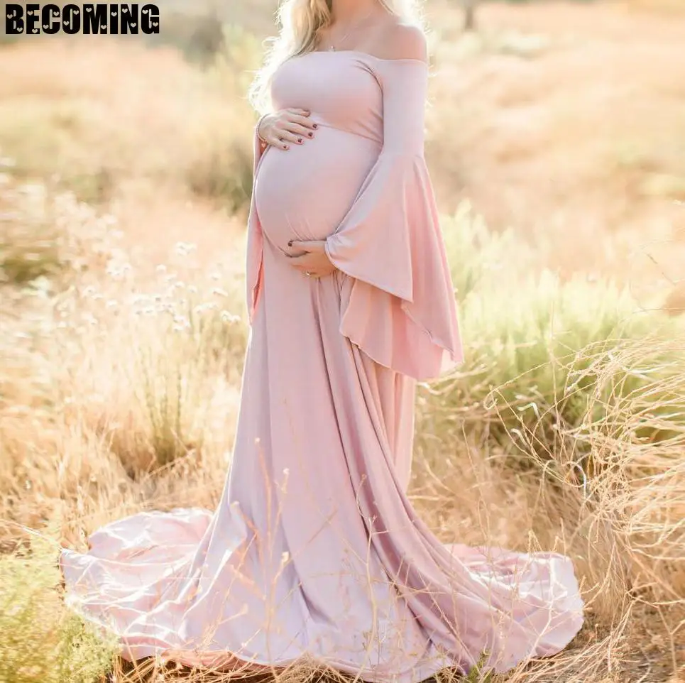 Платья для беременных фотосессии милое длинное напольное платье реквизит