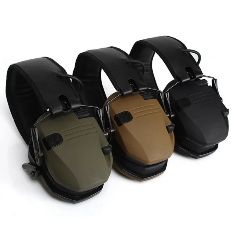 

2021 New Razor Slim Shooter Style Foldable Earmuffs 22 DB Black Noise Cancelling Headphones