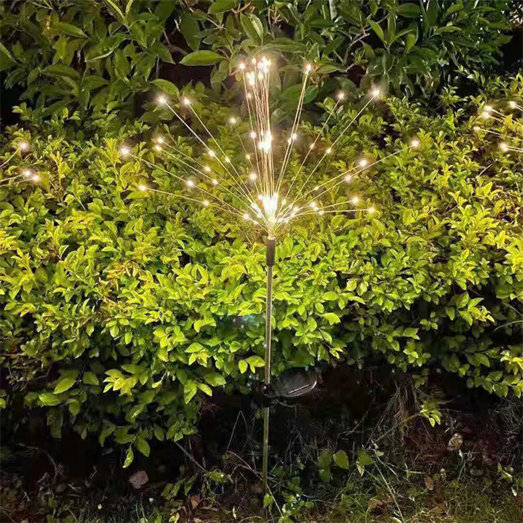 

Solar Powered Outdoor Grass Globe Fireworks Lamp 120/150 LEDs For Garden Lawn Landscape Lamp Holiday Christmas Light