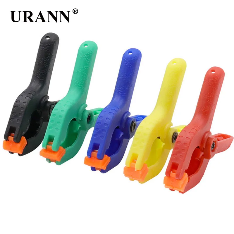 

URANN, 10 шт., 2-дюймовые Пружинные зажимы, DIY Деревообрабатывающие инструменты, пластиковая модель для фотостудии, фон