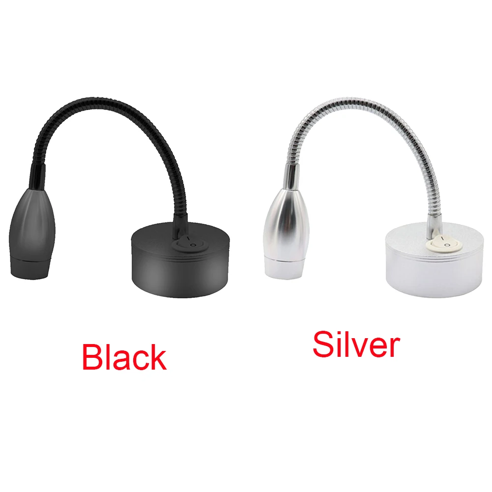12V RV Reading Light Vehicles 360 Degree Rotation Adjustable Led Button Control Office Bed Lamp Boats Multipurpose Portable | Автомобили и