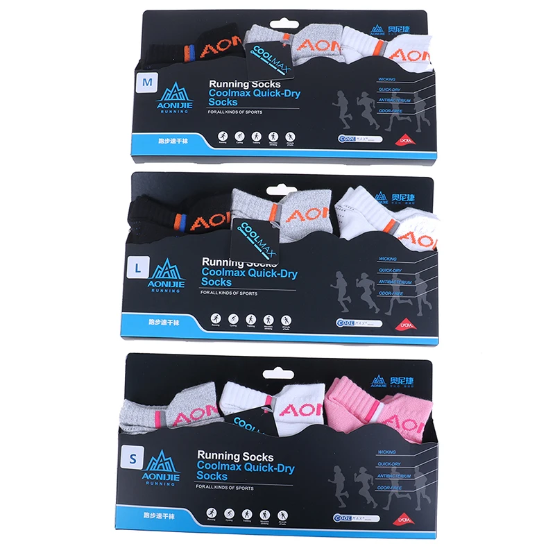 

3pairs Ankle Socks Men Women Outdoor Sports Running Athletic Performance Tab Training Cushion Low Show Compression Walking Socks