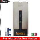 Оригинальный ЖК-дисплей для Motorola One Fusion, ЖК-дисплей с сенсорным экраном и дигитайзером в сборе безс рамкой для MOTO One Fusion