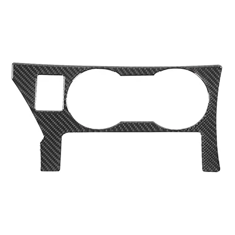 

Water Cup Holder Panel Sticker Trim Carbon Fiber Decors Cup Holder Cover Fit for Toyota Corolla 2014 - 2018