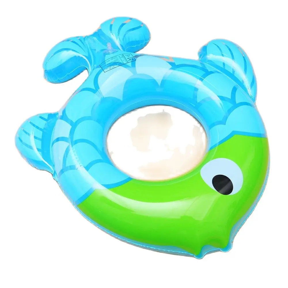 

Ring Tropical Water Ring Wing Swimming Summer Cartoon Swimming Fish (Blue) 1pc Pool Tool Floating Inflatable Swimming Ring Tropi