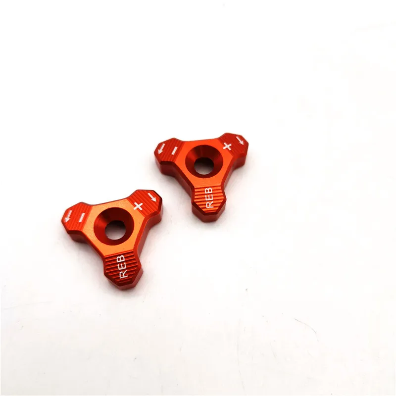 

6061-T6 Aluminum Orange 48mm Front Shock Absorber Fork Knob Adjuster Bolt For 48mm Forks