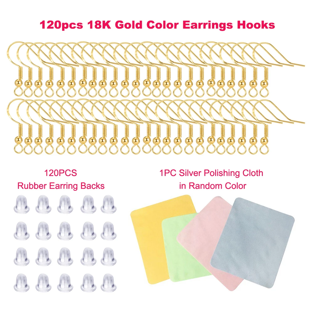 925 серебряные серьги застежка-крючок для изготовления ювелирных изделий-120 шт.