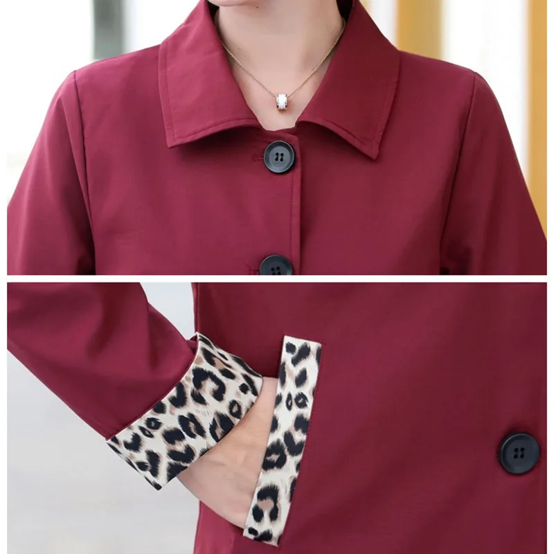 5XL размера плюс женская Тренч Новинка Сезон весна осень Однобортное пальто для