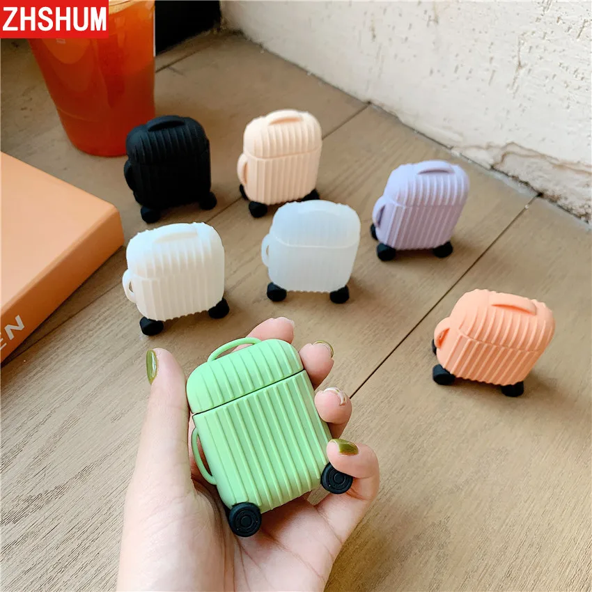 Instagram походная Коробка Чехол для AirPods 2 Мягкая силиконовая оболочка наушники 360