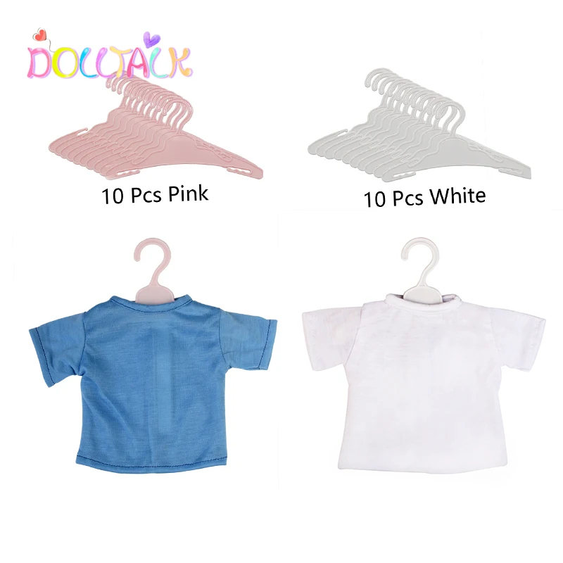 10 шт./лот американская кукла одежда разноцветные вешалки носки для 43 45 см куклы