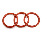 Уплотнительное кольцо из пищевого силикона, красного цвета, наружный диаметр 5-46 мм, диаметр проволоки 1 мм