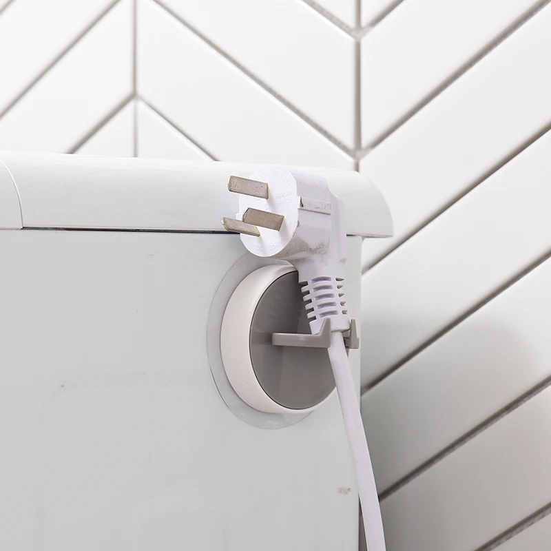 Крючок вешалка на клейкой основе с креплением розетку|Крючки и направляющие| |