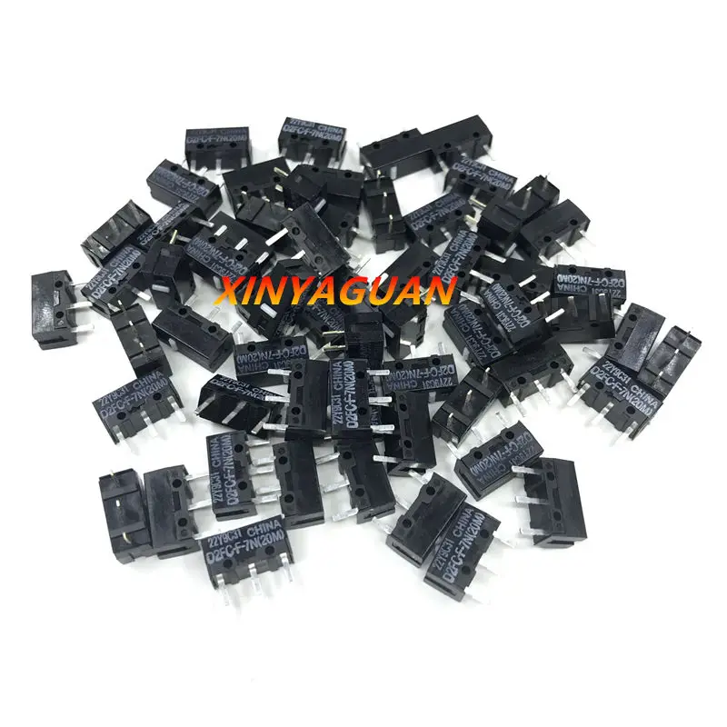 

100pcs/lot OMRON micro switch D2FC-F-7N(20M) suitable for the 10M 50M button of Steelseries Logitech G403 G603 G703 mouse