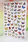 Наклейки для дизайна ногтей, новые яркие 3d-бабочки, наклейки из фольги, Летние красивые украшения для маникюра, аксессуары для ногтей