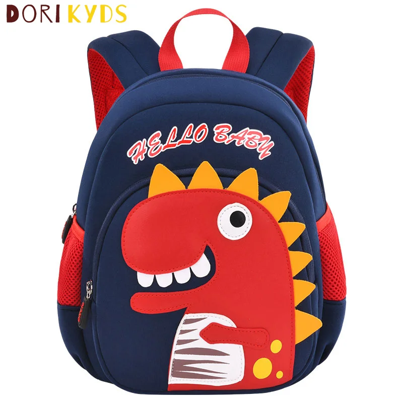 

Модный детский рюкзак DORIKYDS 2 размера с динозавром, детские школьные рюкзаки с 3D рисунком для малышей, детского сада, рюкзаки для мальчиков и ...