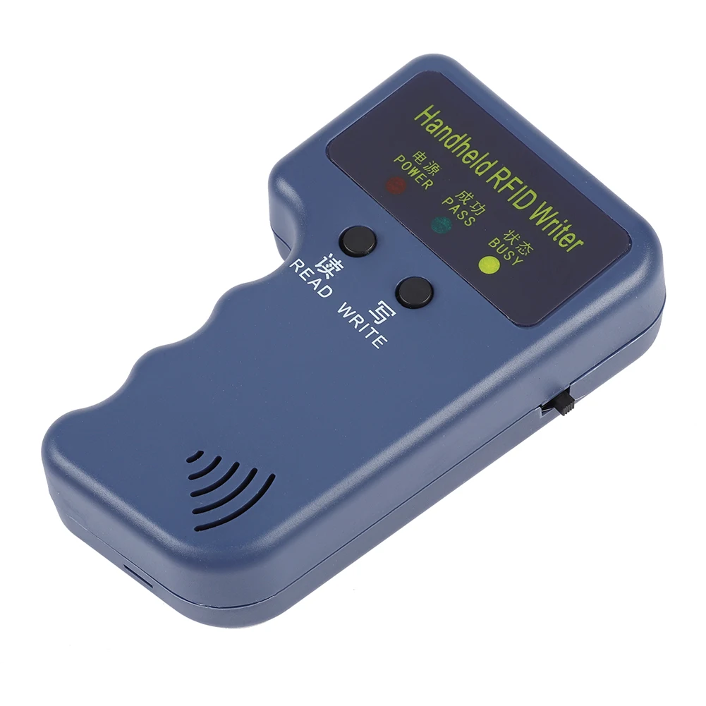 

125KHz Handheld RFID ID Card Reader Writer Copier Duplicator + 1 T5577 CardCard