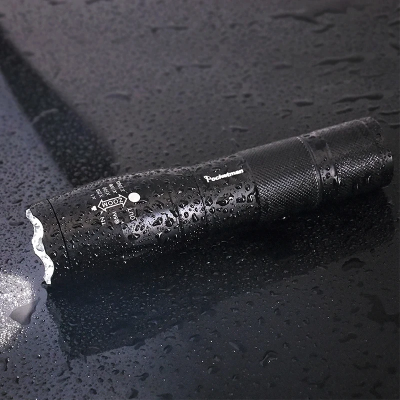 4000LM Most Bright T6 Led flashlight torch Camping light 5 switch Modes waterproof Zoomable Bicycle Light use 18650 battery | Лампы и