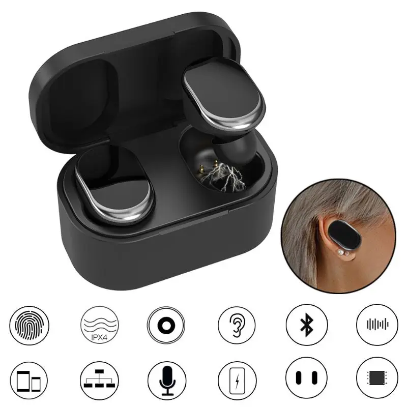K9 TWS Bluetooth 5 0 наушники Беспроводной Handsfree Водонепроницаемый спортивные для Airbuds