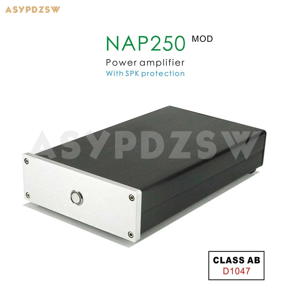 Миниатюрный стерео усилитель мощности NAP250 MOD D1047 на базе цепи UK NAIM с защитой SPK 80 Вт
