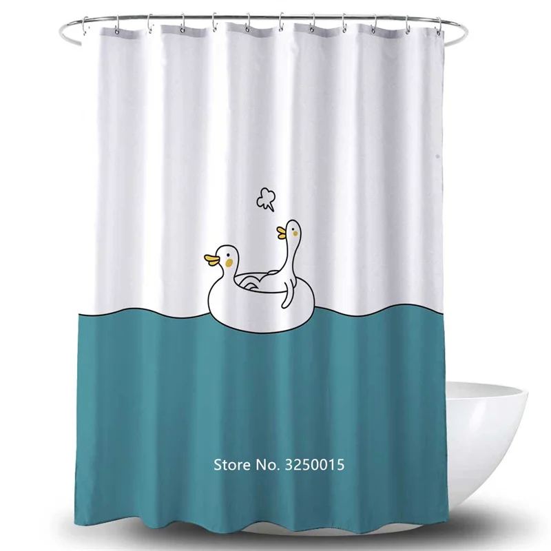 

Nordic Simple INS Wind Flowers Leaf Mountain Jungle White Partition Curtain Waterproof and Mildewproof with Hook Home Decoration