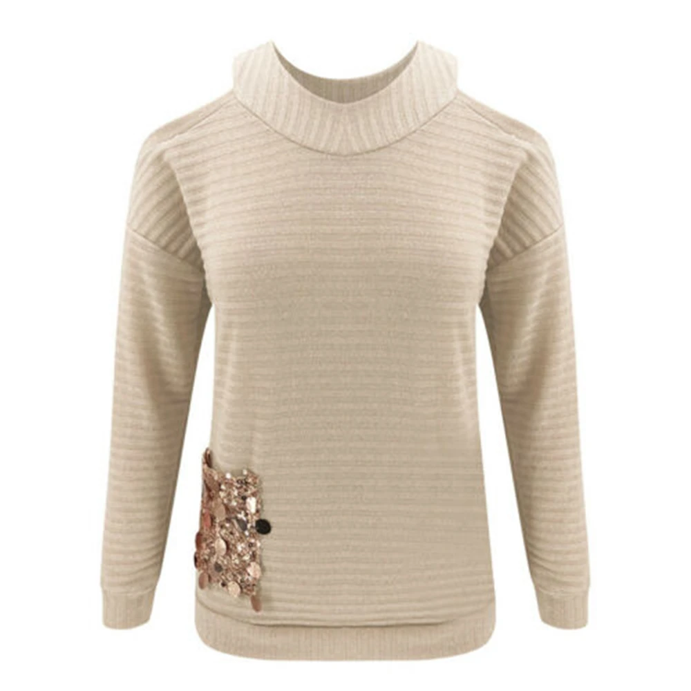 Модные женские осенние пуловеры с открытыми плечами свитер длинным рукавом