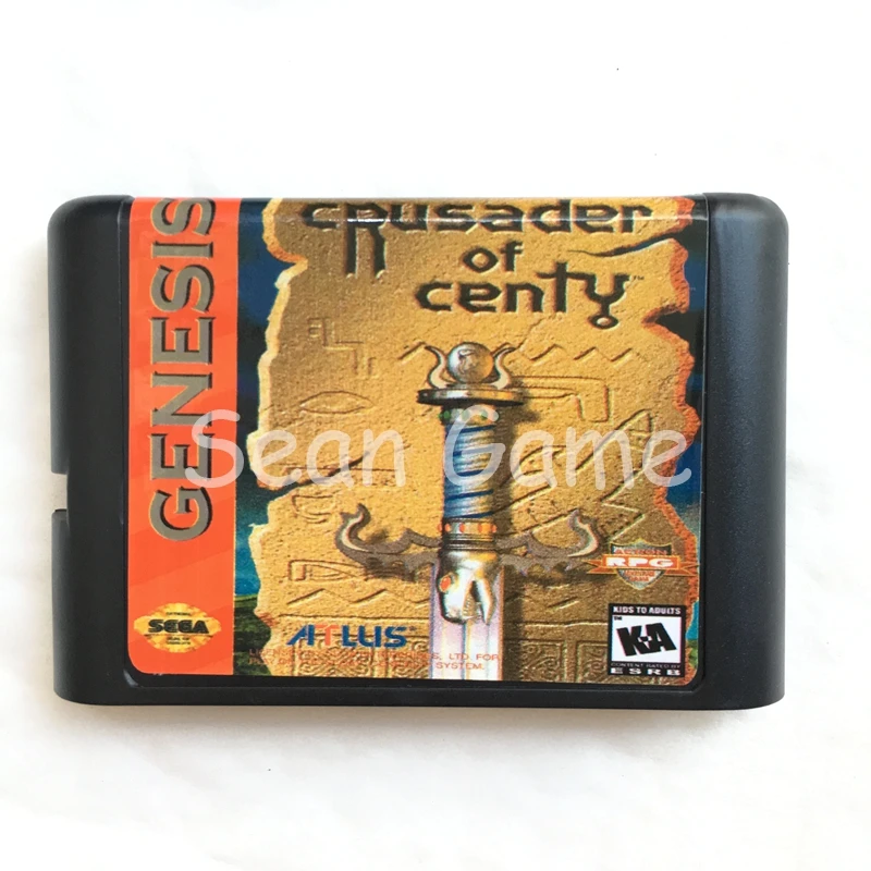 16-битный SEGA MD Game Crusader of Centy для Sega Megadrive Genesis картридж игровой консоли | Электроника