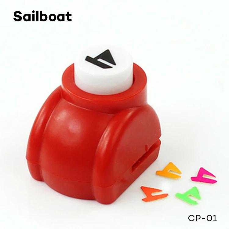 Sailboat 1 шт. Мини поделки для скрапбукинга ручной работы дырокол для открыток для поделок подарочная карта бумажный Дырокол CL-1203 - Цвет: Sailboat