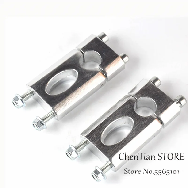 1 пара 7/8 &quot22 мм Серебристый Зажим для руля из алюминиевого сплава крепление