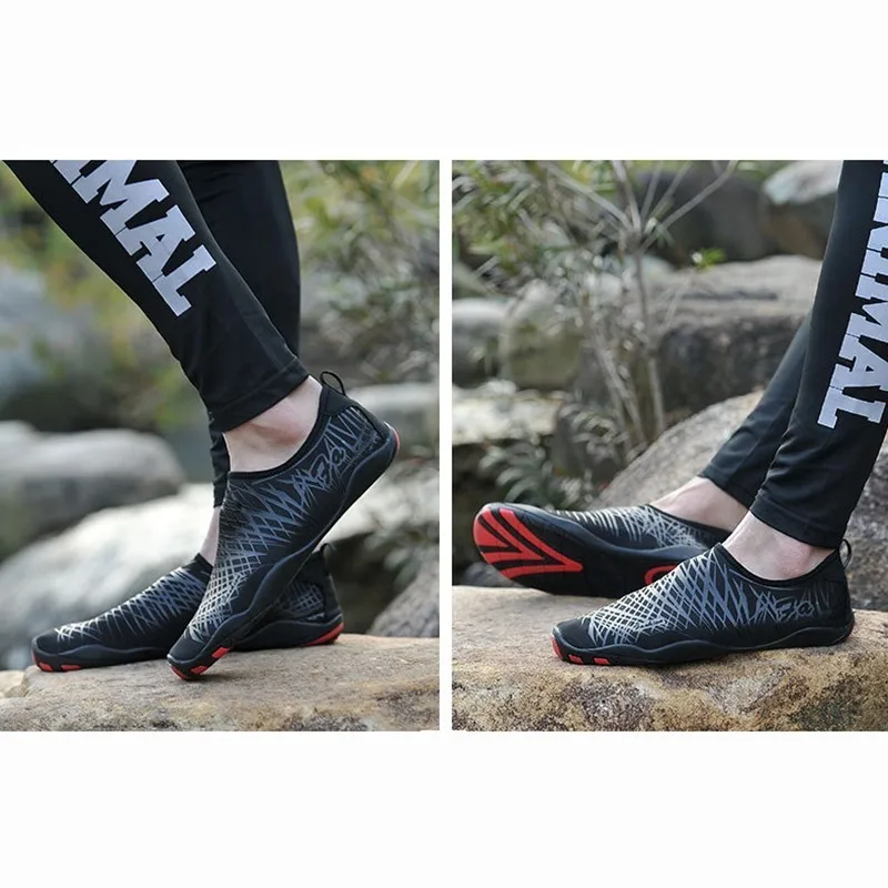 Кроссовки для плавания мужские и женские мягкая дышащая светильник пляжа легкие