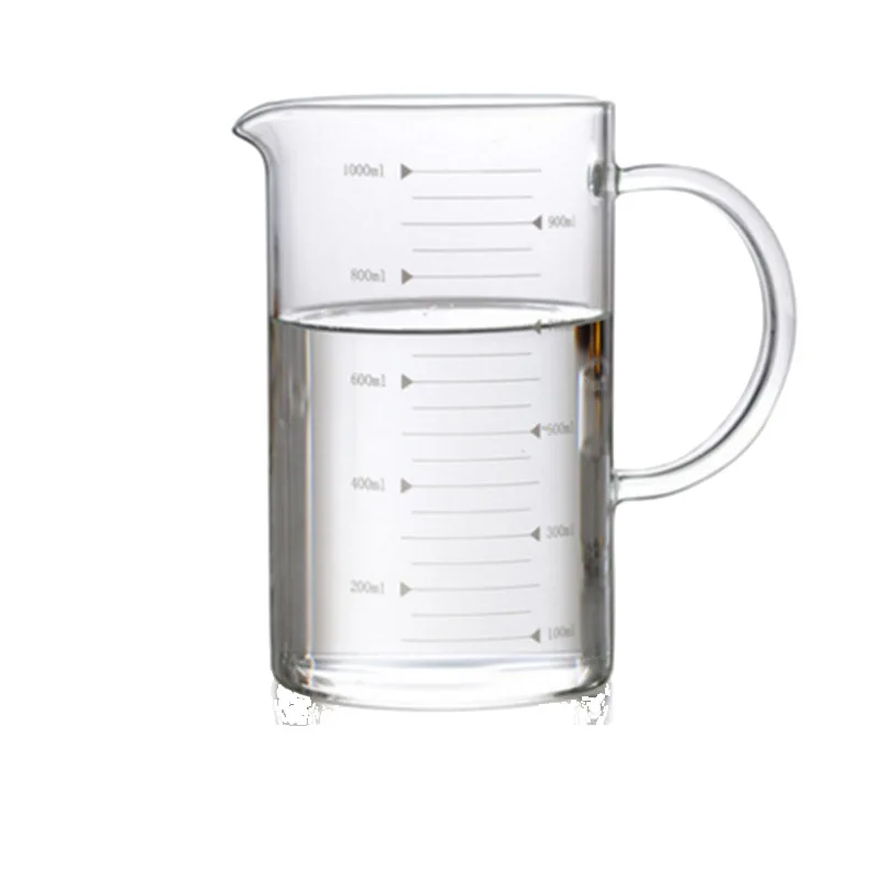 

Thickened glass scale cup Home glass water cup custom glass measuring glass high boron silicon glass beaker