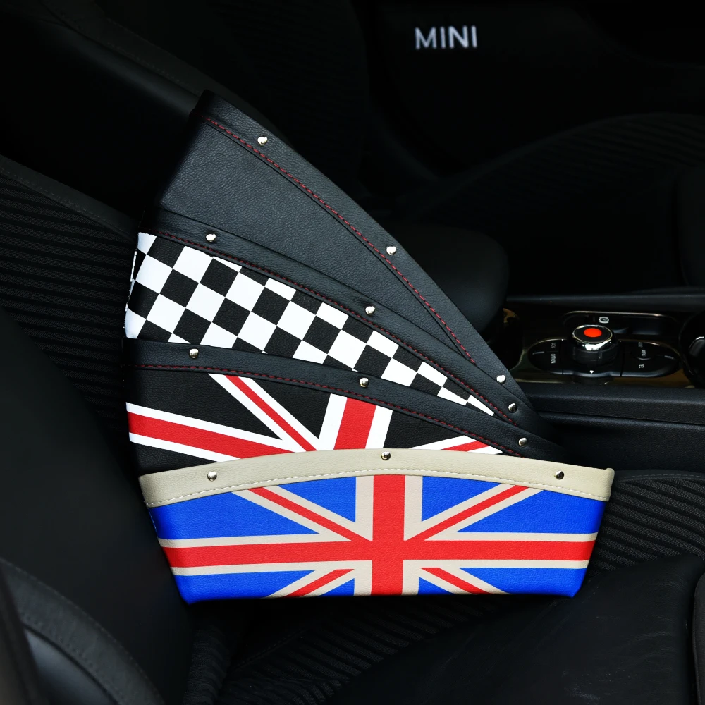 Универсальный контейнер для хранения в автомобильном сиденье Карманный кожаный