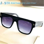 Мужские солнцезащитные очки в стиле стимпанк IVSTA Tom с оригинальным логотипом, модные большие очки из ацетата, квадратные Роскошные брендовые дизайнерские очки