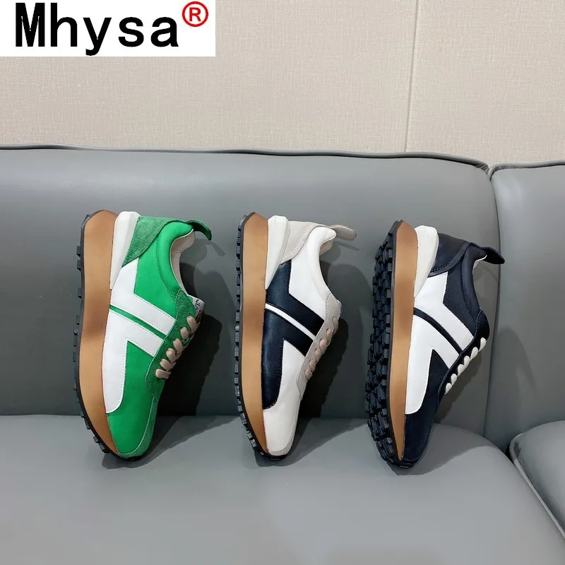 

2021 Spring New Women's Casual Shoes Thick-soled Lace-up Fashion Women's Comfortable Platform Sneakers Leisure Vulcanized Shoes