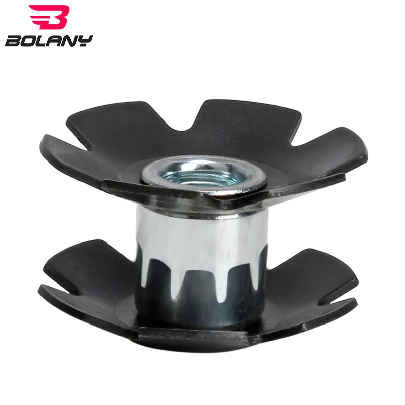 Bolany 1 шт. велосипедная гарнитура MTB дорожный велосипед велосипедный руль Lmported сталь черная звезда Гайка Для 28,6 вилочных трубок велосипедные детали