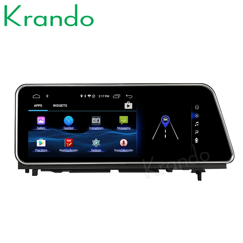 krando 12.3 inch Android 8.1 8 Core 4+64G Car radio audio GPS Multimedia Player for Lexus RX 200T 450H 2015 2016 2017 2018 | Автомобили и