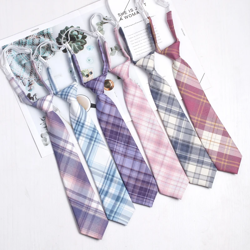 

JK Uniform Neck Tie Japanese School Uniform Striped Bow Tie Girls Preppy Style Necktie Female Bow-knot Women Apparel Accessories