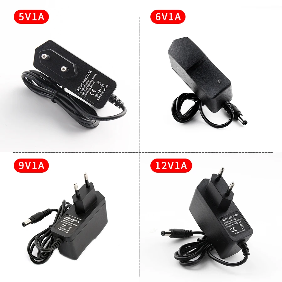 Адаптер питания DC 5V 9V 12V 24V 1A 2A 3A EU US адаптер Swiching 220V To Светодиодная лампа|Адаптеры