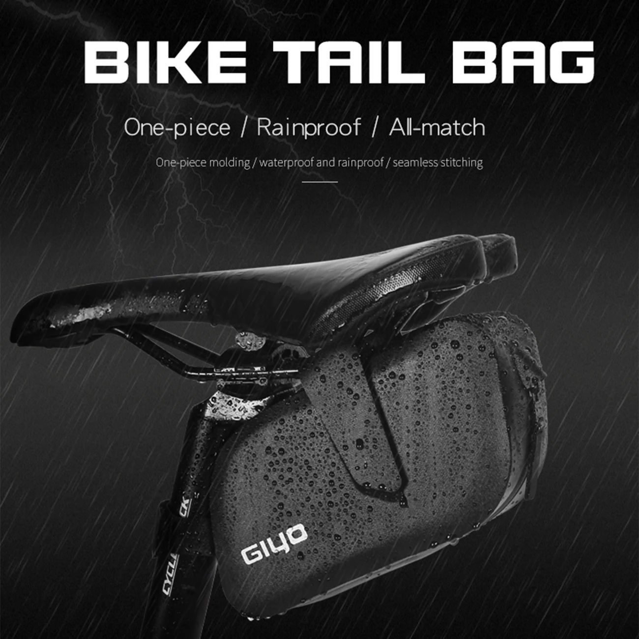 

Bike Saddle Bag Waterproof Bicycle Under Seat Pack Bag Rear Seat Storage Bags MTB Road Bike Cycling Bicycle Bag