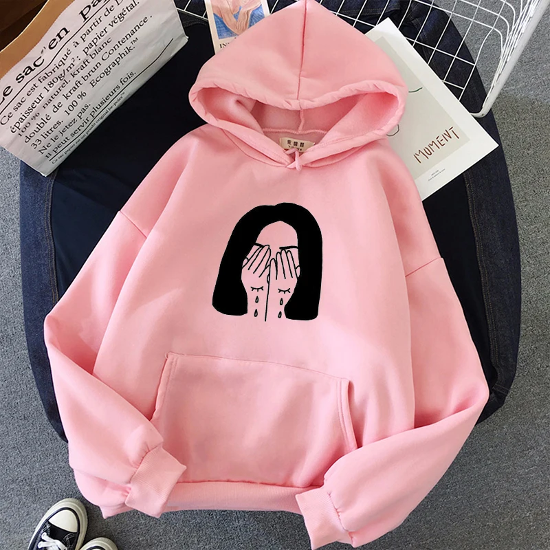 

Autumn Winter Hooded Sweatshirt High Warm Plus Velvet Hoodies Clothing Hip Hop Pullover Oversized Hoodie Japanese Streetwear