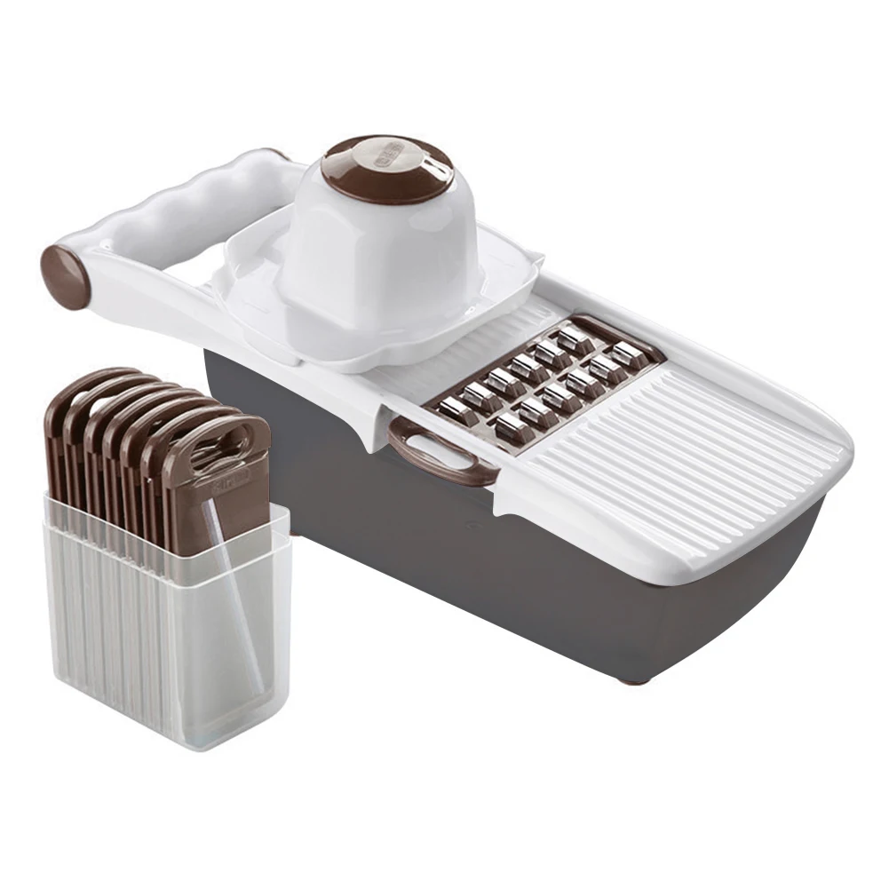 

Potato Cutter Slicer Kitchen Accessories Household Vegetable Fruit Slicer Kitchen Shred Grater Cutter Replaceable Blades