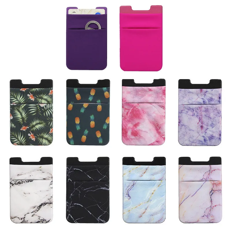 1 шт. клейкая наклейка задняя крышка кредитный держатель для карт сумка чехол